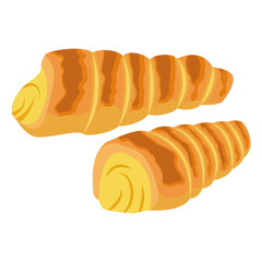 cannoncini Italy dessert, traditional dessert.