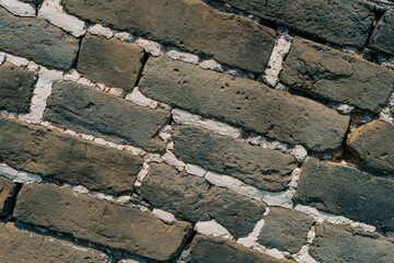 Stone texture background on the Great Wall of china