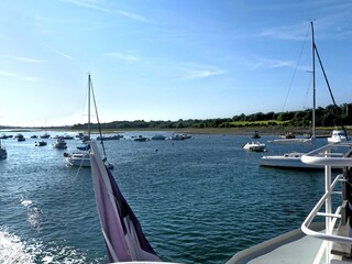 Ile-aux-Moines, August 2025: Hiking around Ile-aux-Moines in the Gulf of Morbihan in Brittany- View...