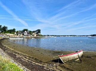 Ile-aux-Moines, August 2025: Hiking around Ile-aux-Moines in the Gulf of Morbihan in Brittany- View...