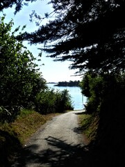Ile-aux-Moines, August 2025: Hiking around Ile-aux-Moines in the Gulf of Morbihan in Brittany- View...