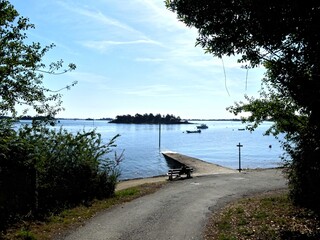 Ile-aux-Moines, August 2025: Hiking around Ile-aux-Moines in the Gulf of Morbihan in Brittany- View...