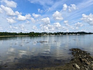 Ile-aux-Moines, August 2025: Hiking around Ile-aux-Moines in the Gulf of Morbihan in Brittany- View...
