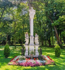 Steyr, Lower Austria, Austria - 20.07.2025, castle garden