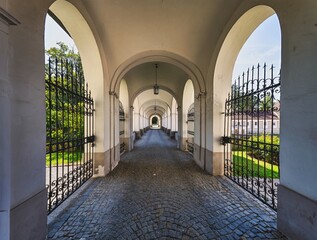 Steyr, Lower Austria, Austria - 20.07.2025 - archway