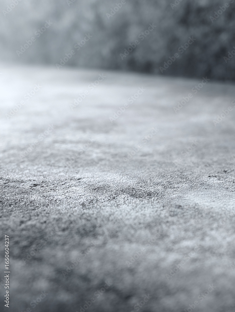 Poster clean, minimalist background featuring a textured grey surface with subtle lighting. ideal for produ
