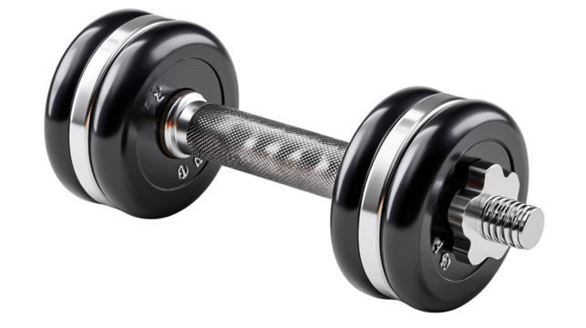 The Iron Weight: The powerful design of the dumbbell captures the essence of physical exertion and achievement in a captivating composition. 