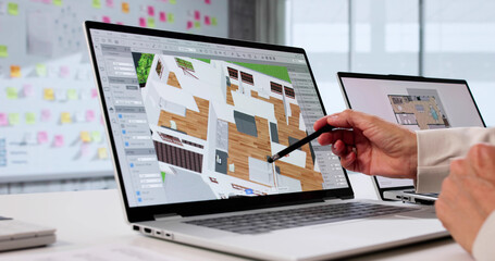 Senior Interior Designer Using 3D CAD Model