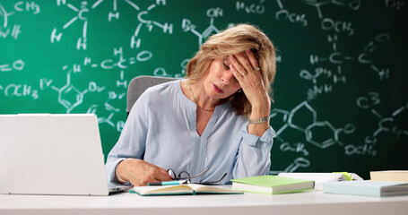 Overworked Senior Professor Struggles With Balance And Pressure