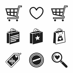 shopping cart icons