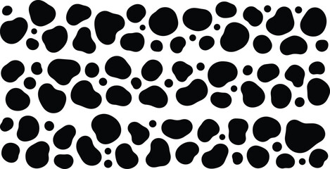 Art & IllustrationSeamless cow print pattern in black and white
