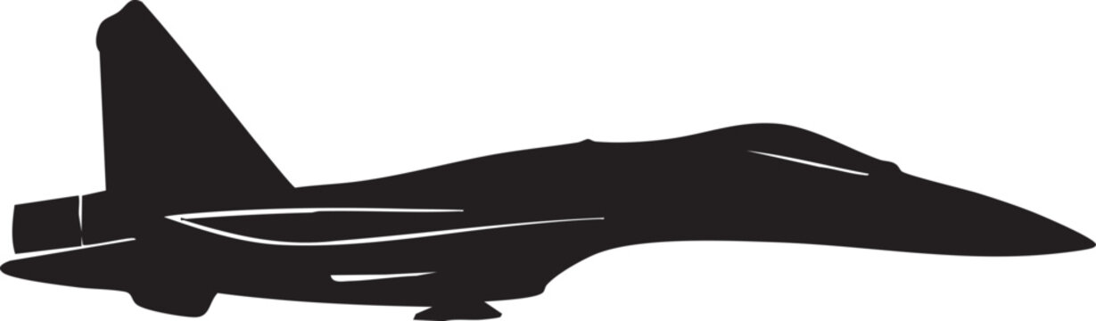 Sukhoi Su-35 Fighter Jet Vector