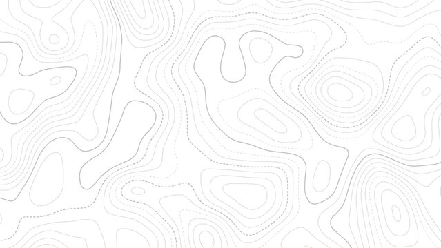 Abstract wavy topographic line background. Seamless pattern and banner design. Modern and dynamic feel to topographic mapping vector illustration. - Powered by Adobe