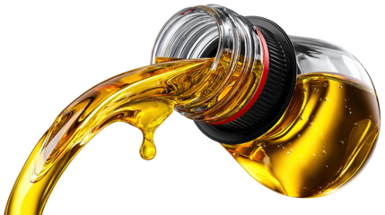 Golden Liquid Flow: A mesmerizing stream of viscous, golden liquid cascades from a sleek, open container, symbolizing energy, and vitality, perfectly captured.