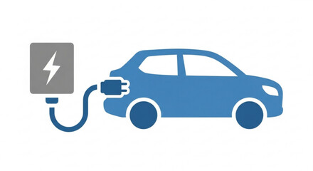 Electric vehicle ev charging station plug in car renewable energy transportation power supply technology