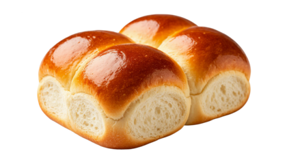 Fresh Baked Bread on Transparent Background
