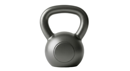 Isolated Gray Kettlebell