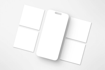 Instagram UI Post & Story Mockup