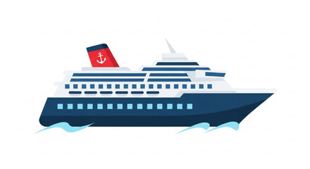 Cruise ship vacation travel ocean liner holiday nautical transport summer voyage tourism destination trip vessel