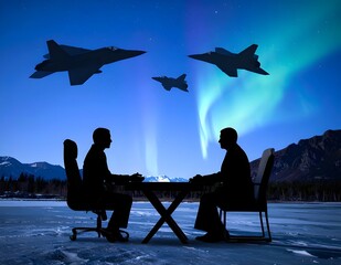 The two leaders meet in alaska - alaska