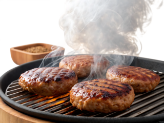 Barbecue Grilling Meat Slider Cooking, barbecue, barbecue, food, cooking on  AI generated by PNG