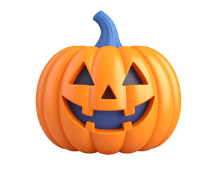 3D Halloween Pumpkin Illustration