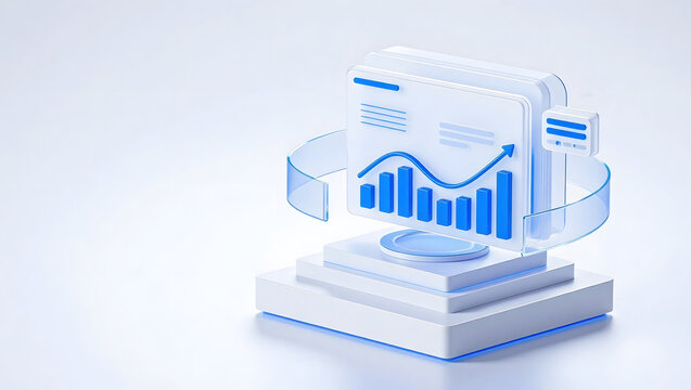 Data analysis chart icon