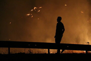 Citizens are trying to help the authorities by intervening in the forest fires that break out from...