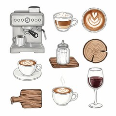 "Morning Routine Elements: Coffee, Plants & Breakfast"