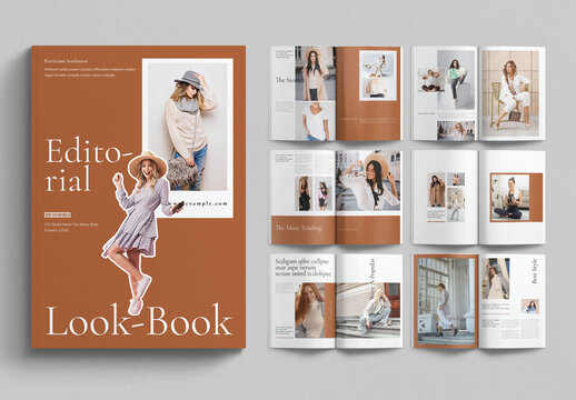 Editorial Lookbook Template