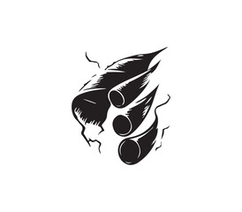 Fototapeta premium Claw Rip vector art