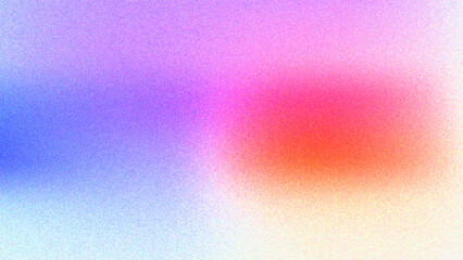 Abstract background with a gradient blend of soft, pastel colors, including pink, blue, and yellow, with a subtle grainy texture.