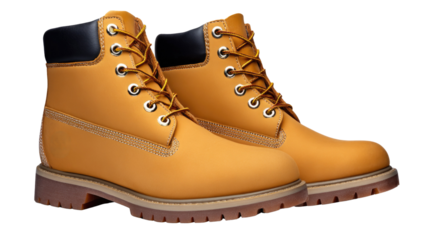 Stylish Yellow Work Boots with Durable Sole for Construction, Outdoor Activities, and Casual Wear