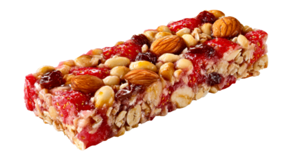 Granola Bar Packed with Almonds and Dried Fruit
