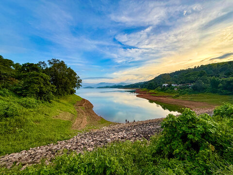 Umiam Lake view, Shillong, Meghalaya, India.