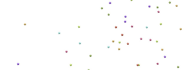 Radiant Showers: Immerse Yourself in a Spellbinding 3D Colorful Stars Downpour