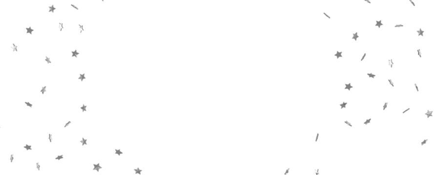 Silver stars border 3d