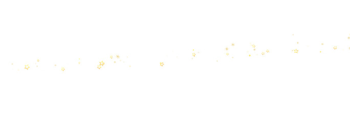 Sparkling gold stars on white background. Perfect for holidays, celebrations, and magic themes.