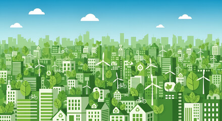Fototapeta premium Clean Air Now campaign hashtag graphic