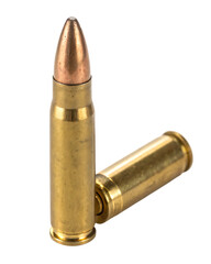 Brass Bullet &ndash; Isolated on White Background &ndash; PNG &ndash; GENERATIVE AI