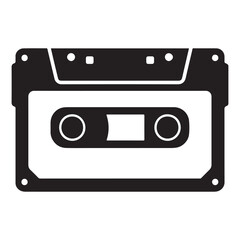 Obraz premium Nostalgic Tunes Iconic Cassette Vector Design