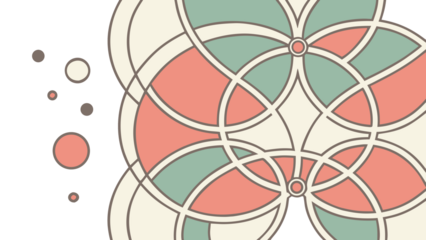 abstract background with circles