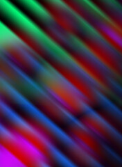 Abstract multi-colored background featuring diagonal blurred light streaks