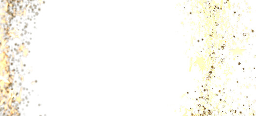 Sparkling gold stars on white. Perfect for holiday, celebration, or luxury designs.