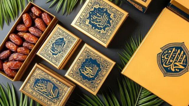 Exquisite Dates in Ornate Boxes: A Cultural Gift