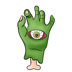 The ghost's left hand