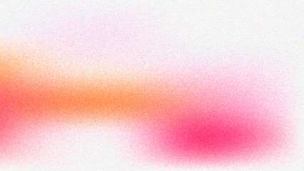 An abstract, colorful background with a vibrant, blurry gradient of pink and orange tones and a delicate, grainy texture.