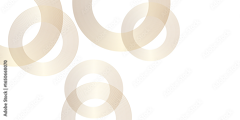 Aufkleber abstract white geometric overlapping circle background with shadow. vector circles template vector d