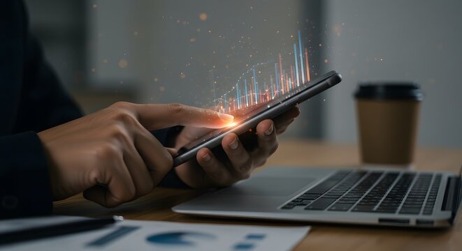 Financial Analysis on Mobile Phone with Data Visualization