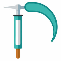 Stylized illustration of a medical laryngoscope